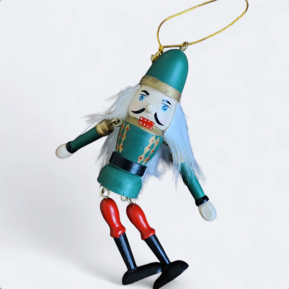 Vintage Nutcracker Soldier Christmas Ornament Unique Fun - Picture 3 of 9